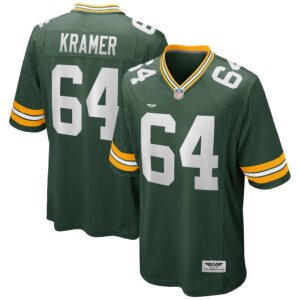 Jerry Kramer Green Bay Packers  CJP Apparel Game Retired Player Jersey - Green