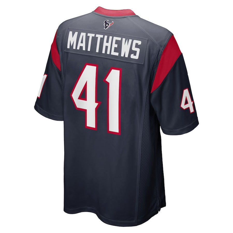 Jesse-Matthews-Houston-Texans-CJP-Apparel-Team-Game-Jersey---Navy.Back-Viwe