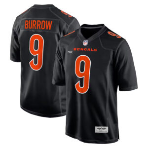 Joe Burrow Cincinnati Bengals  CJP Apparel Game Fashion Jersey - Black