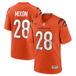 Joe Mixon Cincinnati Bengals  CJP Apparel Game Jersey - Orange