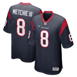 John Metchie III Houston Texans CJP Apparel Game Player Jersey - Navy