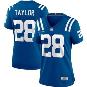 Jonathan Taylor Indianapolis Colts CJP Apparel Women's Player Game Jersey - Royal