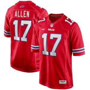 Josh Allen Buffalo Bills CJP Apparel Alternate Game Player Jersey - Red
