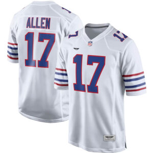 Josh Allen Buffalo Bills CJP Apparel Alternate Game Player Jersey - White