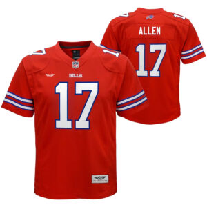 Josh Allen Buffalo Bills CJP Apparel Game Jersey - Red