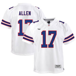 Josh Allen Buffalo Bills CJP Apparel Game Jersey - White