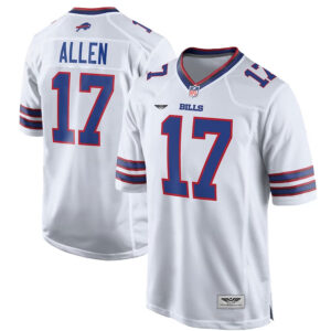 Josh Allen Buffalo Bills CJP Apparel Game Player Jersey - White