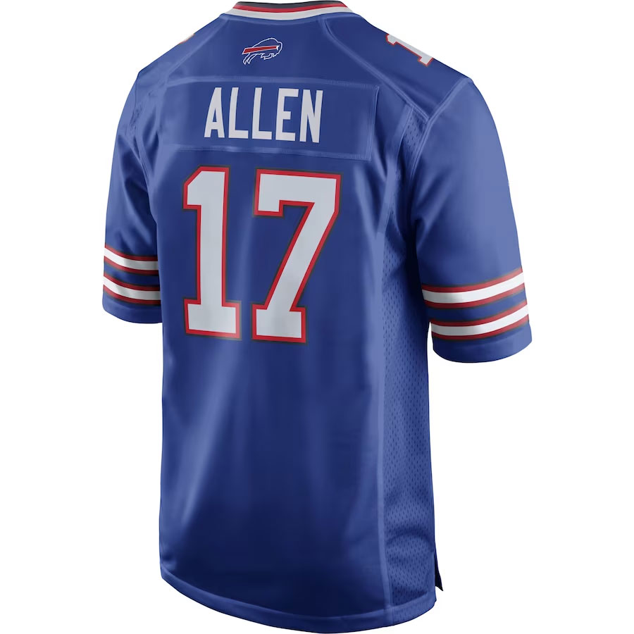 Josh-Allen-Buffalo-Bills-CJP-Apparel-Team-Game-Player-Jersey---Royal.Back-Viwe