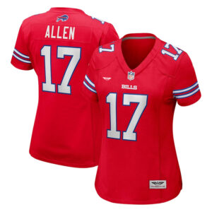 Josh Allen Buffalo Bills CJP Apparel Women's Player Jersey - Red
