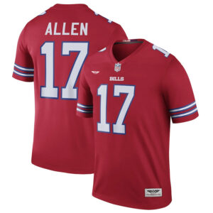 Josh Allen CJP Apparel Buffalo Bills Color Rush Legend Jersey - Red