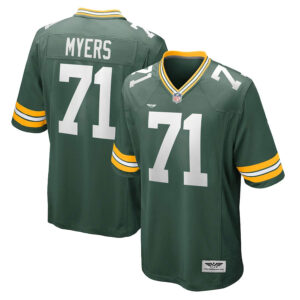 Josh Myers Green Bay Packers  CJP Apparel Game Jersey - Green