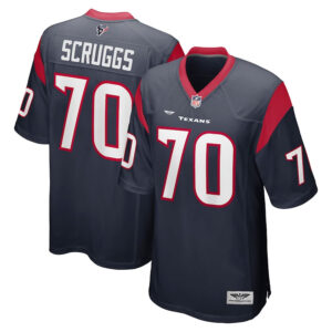 Juice Scruggs Houston Texans CJP Apparel Team Game Jersey - Navy