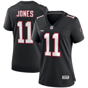 Julio Jones Atlanta Falcons CJP Apparel Women's Throwback Game Jersey - Black