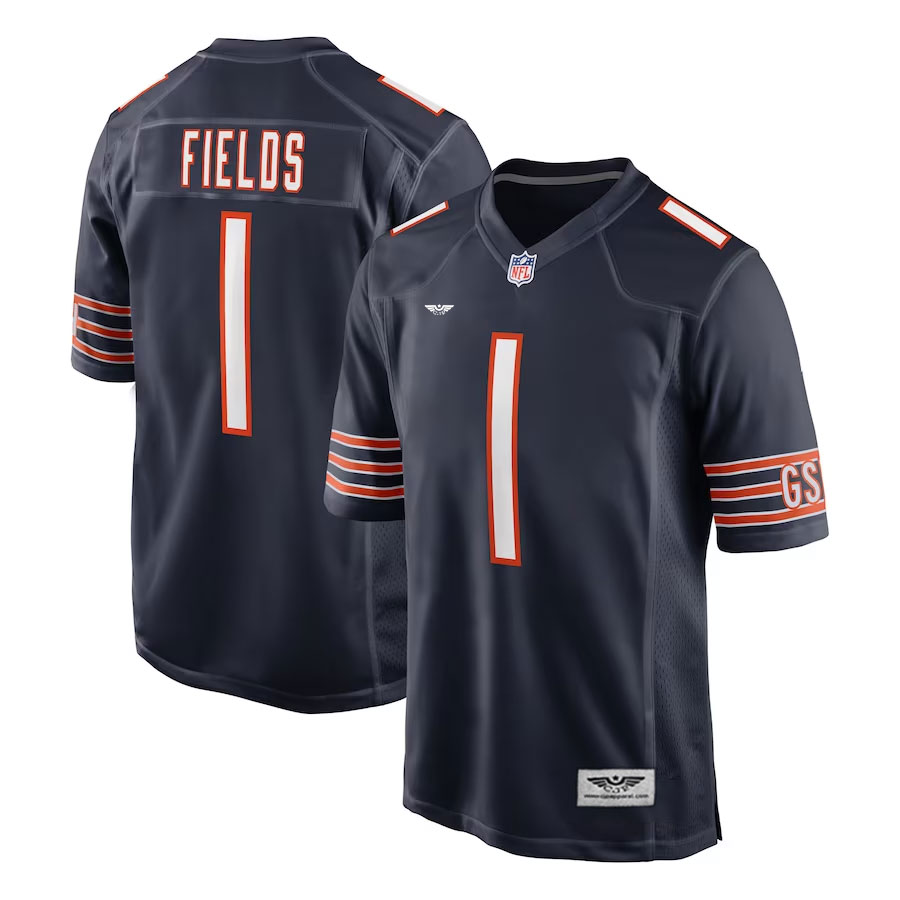 Justin-Fields-Chicago-Bears-CJP-Apparel-Game-Jersey---Navy