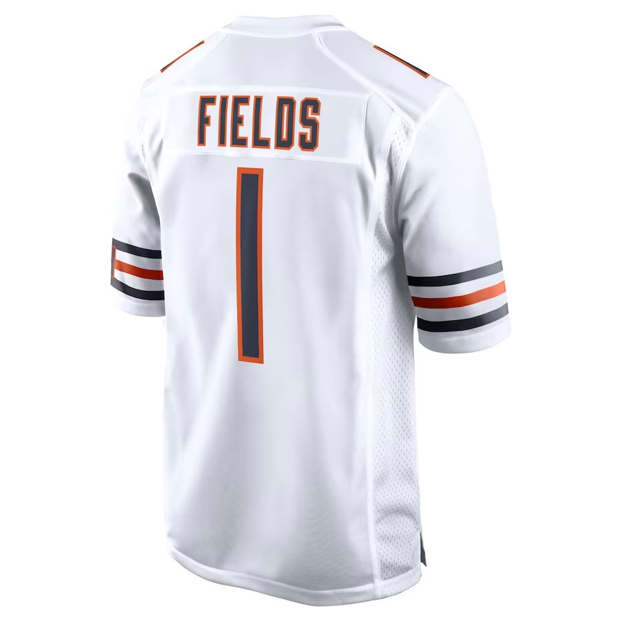 Justin-Fields-Chicago-Bears-CJP-Apparel-Game-Jersey---White.Back-Viwe