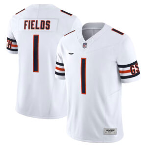 Justin Fields Chicago Bears CJP Apparel Vapor F.U.S.E. Limited Jersey - White