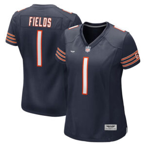 Justin Fields Chicago Bears CJP Apparel Women's Player Jersey - Navy