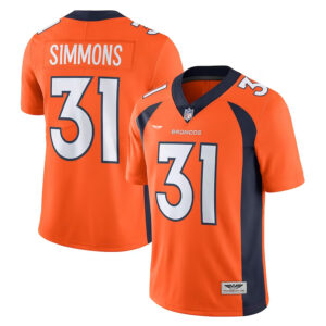 Justin Simmons Denver Broncos CJP Apparel Vapor Untouchable Limited Jersey - Orange
