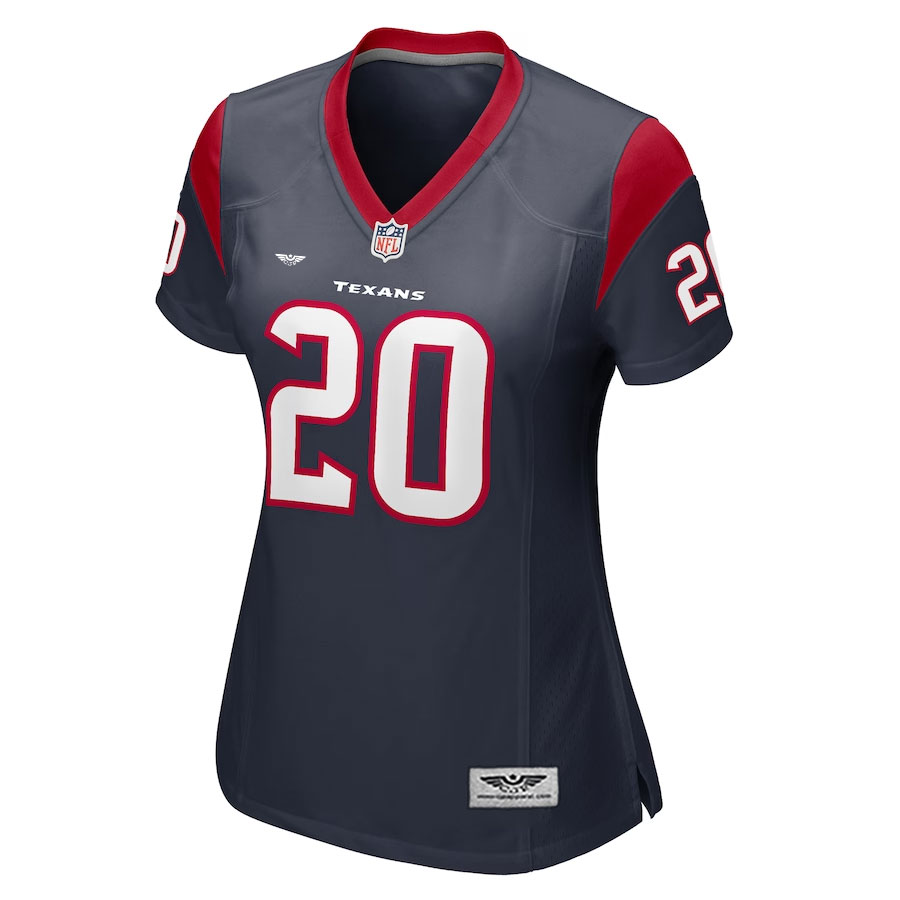 Ka'Dar-Hollman-Houston-Texans-CJP-Apparel-Women's-Team-Game-Jersey---Navy.Furent-Viwe
