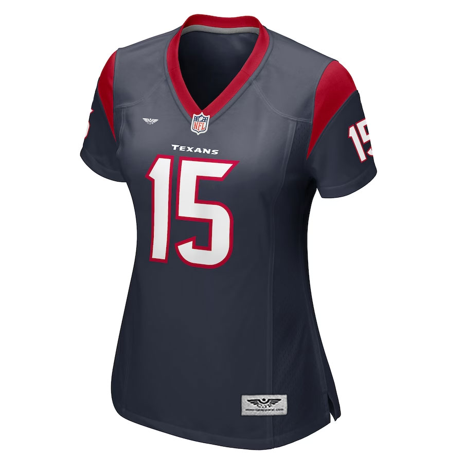 Ka'imi-Fairbairn-Houston-Texans-CJP-Apparel-Women's-Team-Game-Jersey---Navy.Furent-Viwe