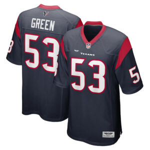 Kendrick Green Houston Texans CJP Apparel Team Game Jersey - Navy