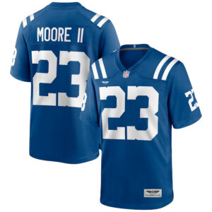 Kenny Moore II Indianapolis Colts CJP Apparel Game Jersey - Royal