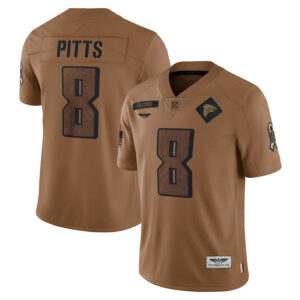 Kyle Pitts Atlanta Falcons CJP Apparel 2023 Salute To Service Limited Jersey - Brown