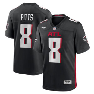Kyle Pitts Atlanta Falcons CJP Apparel Game Jersey - Black