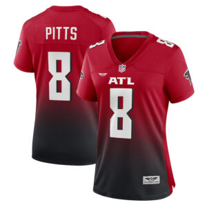 Kyle Pitts Atlanta Falcons CJP Apparel Women's Alternate Game Jersey - Red