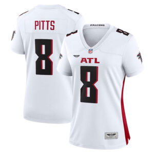Kyle Pitts Atlanta Falcons CJP Apparel  Women's Game Player Jersey - White