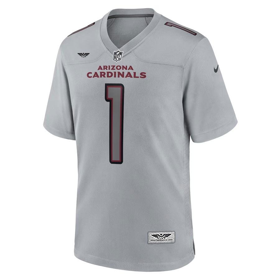 Kyler-Murray-Arizona-Cardinals-CJP-Apparel-Atmosphere-Fashion-Game-Jersey---Gray-Furent-Viwe