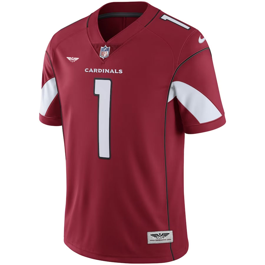 Kyler-Murray-Arizona-Cardinals-CJP-Apparel-Vapor-Limited-Jersey---Cardinal-Furent-Viwe