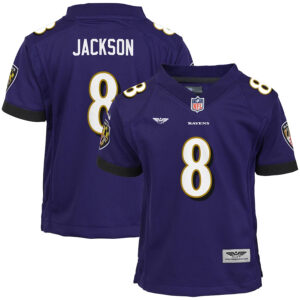 Lamar Jackson Baltimore Ravens CJP Apparel Preschool Game Jersey - Purple