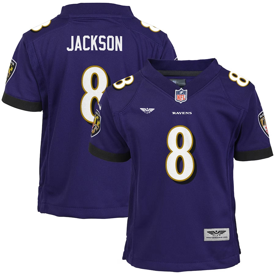 Lamar-Jackson-Baltimore-Ravens-CJP-Apparel-Game-Jersey---Purple