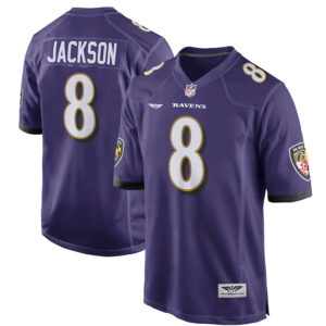 Lamar Jackson Baltimore Ravens CJP Apparel Game Player Jersey - Purple