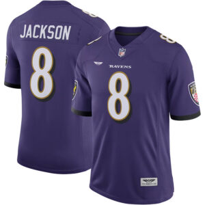 Lamar Jackson Baltimore Ravens CJP Apparel Speed Machine Limited Jersey - Purple