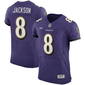Lamar Jackson Baltimore Ravens CJP Apparel Vapor Elite Player Jersey - Purple