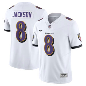 Lamar Jackson Baltimore Ravens CJP Apparel Vapor F.U.S.E. Limited Jersey - White
