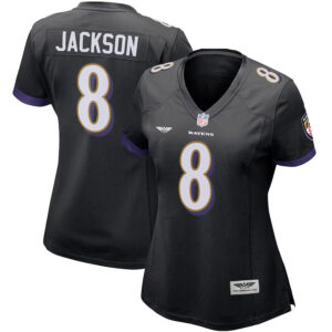Lamar Jackson Baltimore Ravens CJP Apparel Women's Game Jersey - Black