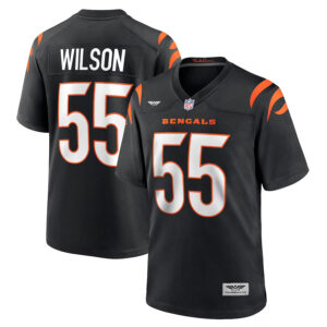 Logan Wilson Cincinnati Bengals  CJP Apparel Game Jersey - Black