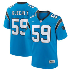Luke Kuechly Carolina Panthers CJP Apparel Retired Player Game Jersey - Blue