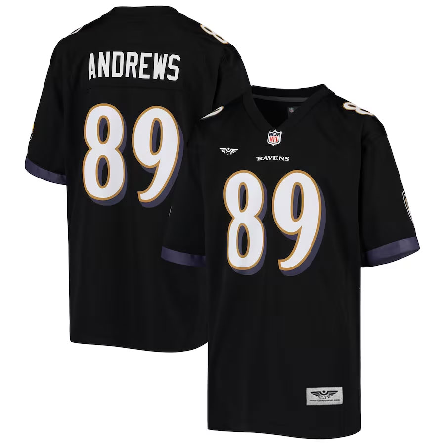 Mark-Andrews-Baltimore-Ravens-CJP-Apparel-Game-Jersey---Black