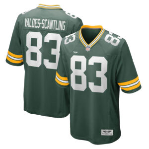 Marquez Valdes-Scantling Green Bay Packers  CJP Apparel Game Team Jersey - Green
