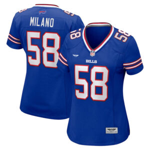 Matt Milano Buffalo Bills CJP Apparel Women's Game Jersey - Royal