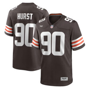 Maurice Hurst Cleveland Browns CJP Apparel Game Player Jersey - Brown