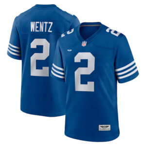 Men's CJP Apparel Carson Wentz Royal Indianapolis Colts Alternate Game Jersey