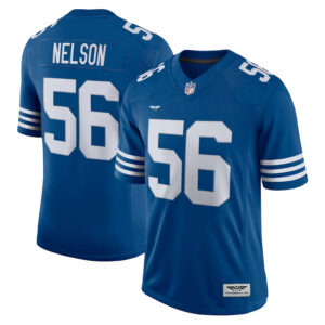 Men's CJP Apparel Quenton Nelson Royal Indianapolis Colts Alternate Vapor Limited Jersey