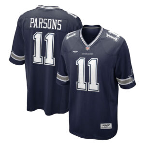 Micah Parsons Dallas Cowboys CJP Apparel  2021 NFL Draft First Round Pick Game Jersey - Navy