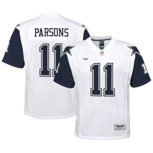 Micah Parsons Dallas Cowboys CJP Apparel Alternate Game Jersey - White