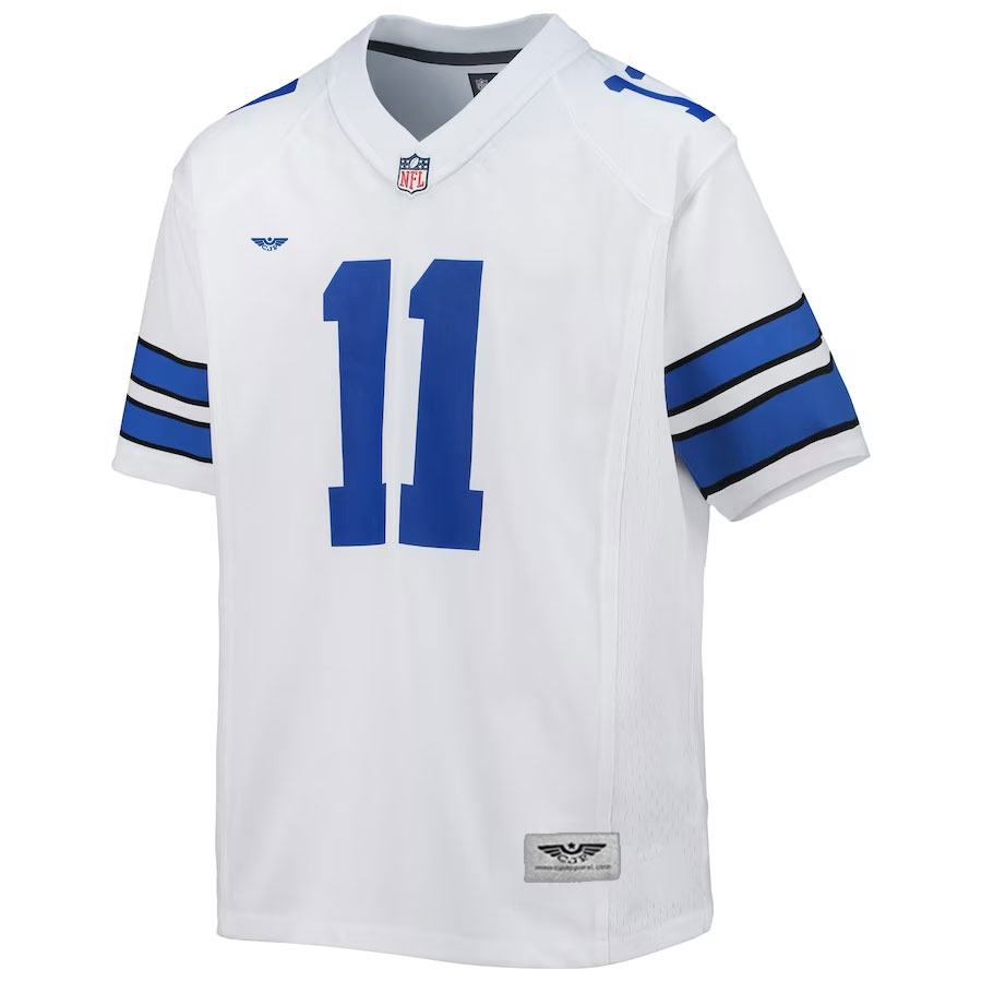 Micah-Parsons-Dallas-Cowboys-CJP-Apparel-Game-Jersey---White.Furent-Viwe